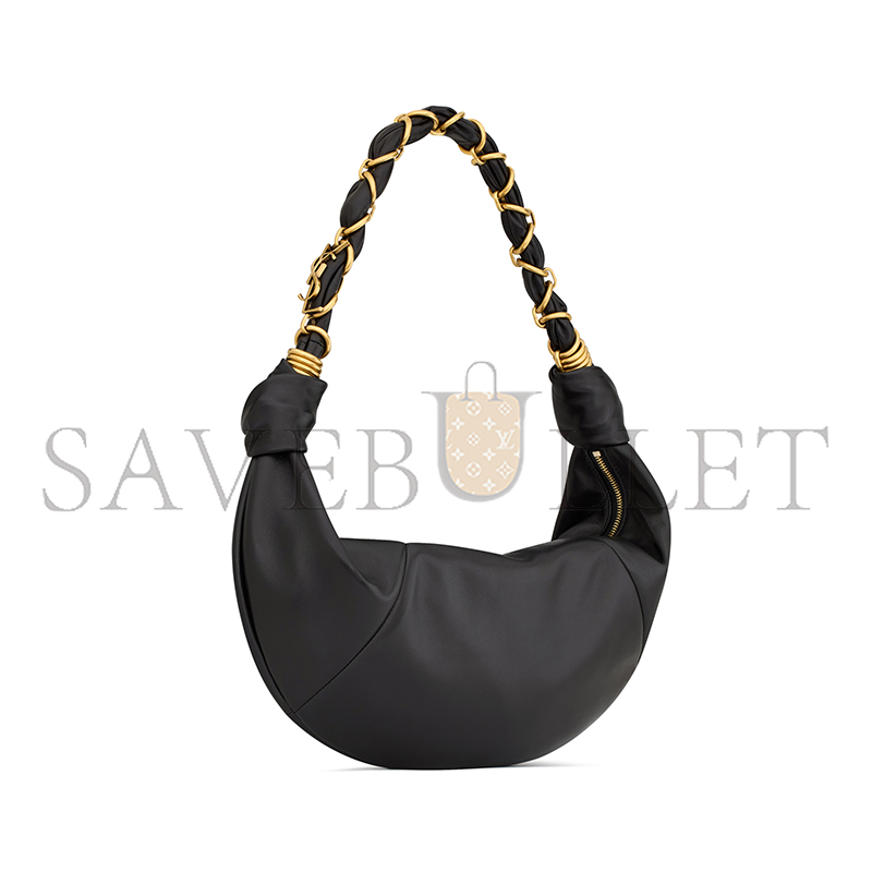 YSL AMALIA SMALL HOBO IN LAMBSKIN 873162AACX71000 (44*19.5*2cm)
